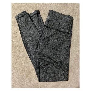 Lululemon Wunder Under Hi-Rise Tight *28" - size 8 (Heathered Black)